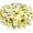 Sunflower, variant on Blue Bird and Flower Butterfly Round Tablecloth 60 Inch Summer Watercolor Tablecloths for Round Tables Waterproof Polyester Round Table Cover Anti-Slip Table Cloth for Dining Room Indoor Outdoor