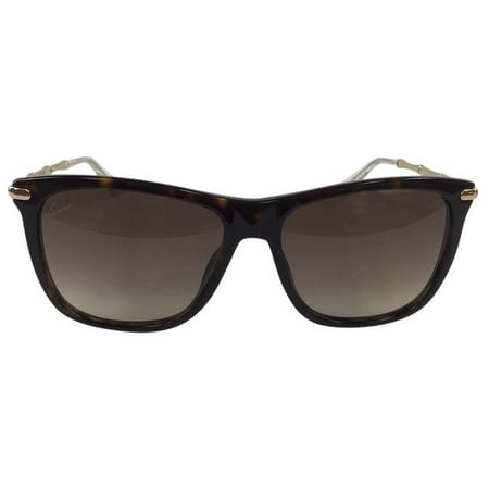 New Gucci GG 3778/S LVLCC Brown Plastic Sunglasses 55mm