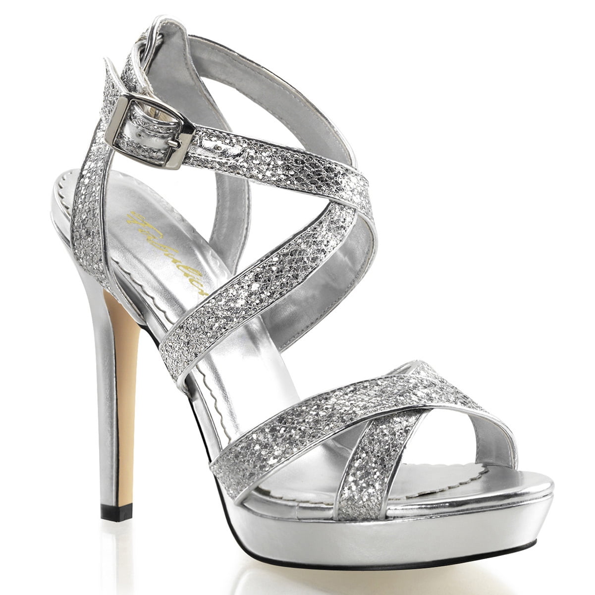 silver glitter heels outfit