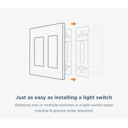 Brilliant - Smart Dimmer Switch - White