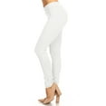 thumbnail image 2 of Women's Solid Casual Comfy Basic Soft Elastic Waistband Low Rise fit Jegging Pants, 2 of 5