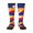 3 Black, variant on Women's Knee High Socks Flag Of Artsakh Outdoor Casual Tube Socks