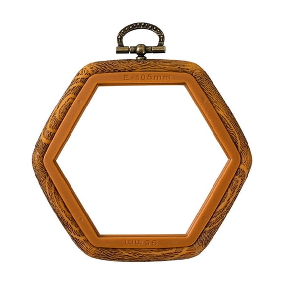Imitated Wood Embroidery Hoop Hexagonal Embroidery Hoop Hexagonal Hoop for Craft