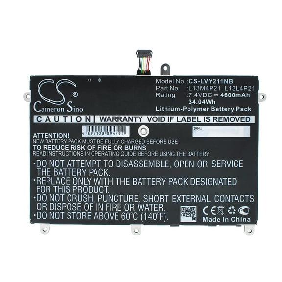 Battery for Lenovo Ideapad Yoga 2 11 20332 20428 121500224 L13L4P21 L13M4P21