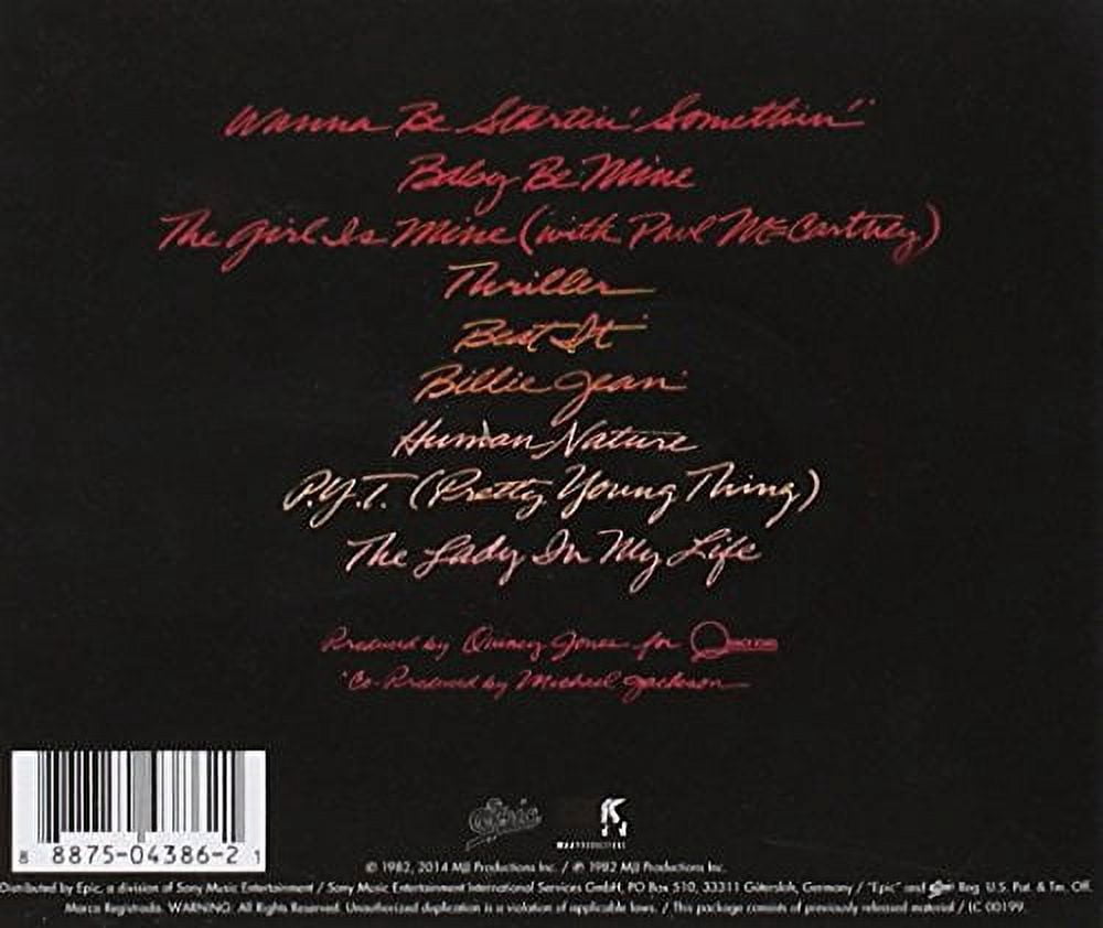 Michael Jackson - Thriller - Music & Performance - CD