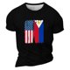 thumbnail image 2 of Camisetas de Manga Larga para Hombres Camiseta de Cuello Redondo Deportiva de Impresión Casual, Camisetas de Manga Larga para Hombres Algodón, 2 of 5