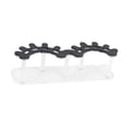 thumbnail image 4 of Soporte para pinzas de salón, doble, con 8 agujeros, para pestañas postizas. Negro, 4 of 8