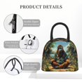 thumbnail image 4 of Easygdp Forest Meditating Gorilla Bolsa de Almuerzo Insulada Grande, Forro de Aluminio, Diseño Espacioso, a Prueba de Fugas, Ideal para Trabajo, Picnics, Viajes y Actividades al Aire Libre, 4 of 6