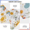 thumbnail image 6 of FORMRS Boys Pajama Pants with Pockets Size 13-14Y Kids Lounge Sleep Bottoms, Rainbows Pattern, 6 of 8