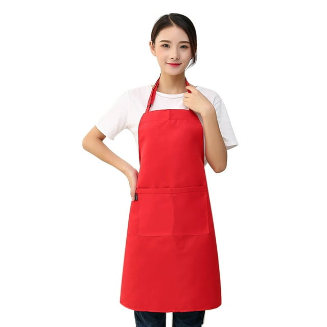 Dvkptbk Apron Women Restaurant Home Kitchen Bbq Working Cooking Apron Kitchen Essentials