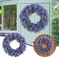 thumbnail image 2 of Lighted Garland for Front Door outside Large Valentines Wreath Autumn Wreath Frame Grapevine Star Fall Front Door Hanger Flower Fall Wreath Decorations Indoor Christmas Indoor Wreath, 2 of 8