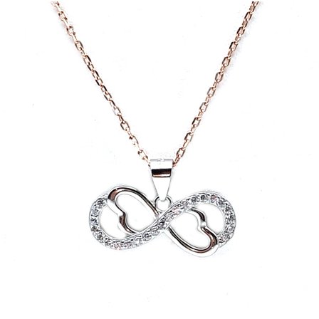 SILVER INFINITY PENDANT FOR HER