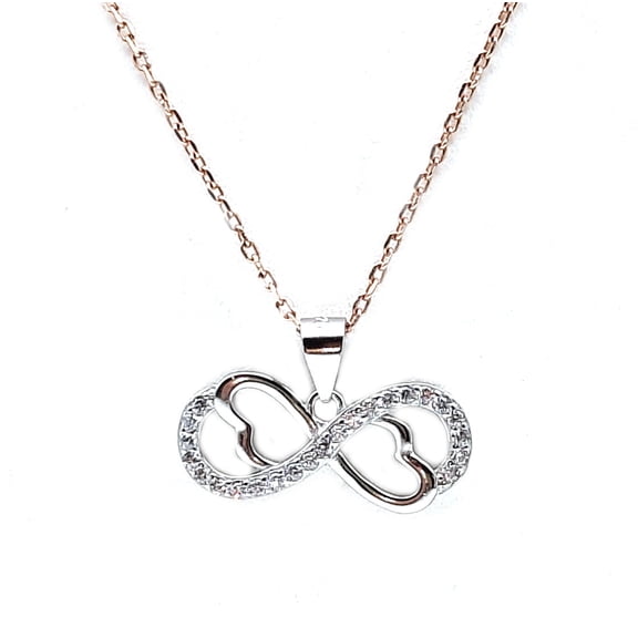 SILVER INFINITY PENDANT FOR HER