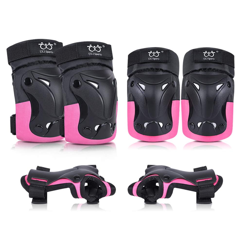 Knee Pads Elbow Pads with Wrist Guards Protective Gear Set for Kids Youth Adult Skateboard