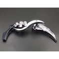 thumbnail image 5 of Skull Teardrop Rear View Rearview Side Mirror Cruiser Chopper Custom Motorcycle, 5 of 8