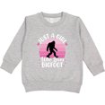 thumbnail image 2 of Inktastic Just a Girl Who Loves Bigfoot Toddler Sweatshirt, 2 of 4