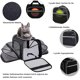 thumbnail image 3 of Bolsa de transporte con tapete para mascotas, bolsa de transporte para perros, bolsa de transporte para gatos, mochila plegable para mascotas, mochila grande para gatos, bolsa transpirable, 3 of 4