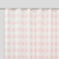 thumbnail image 2 of DriftAway Pink and White Buffalo Checker Shower Curtain Gingham Plaid Pink Room Decor Curtains for Bathroom Water Repellent Curtain 72 x 72 Inch with 12 Hooks 1 Panel, 2 of 8