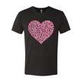 thumbnail image 2 of Wild Bobby, Pink Ribbon Heart, Breast Cancer Awareness, Men Premium Tri Blend Tee, Vintage Black, X-Large, 2 of 5