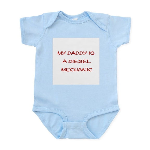 CafePress - Diesel Mechanic Infant Bodysuit - Baby Light Bodysuit, Size Newborn - 24 Months