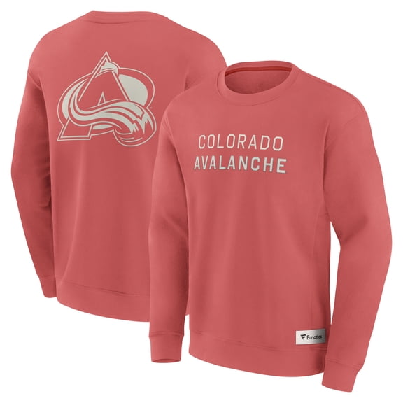 Men's Fanatics Red Colorado Avalanche Elements Future Ground Lettering Pullover Sweatshirt