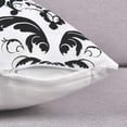 thumbnail image 4 of Funda de almohada con decoración moderna, funda de cojín para habitación, dormitorio, sofá, silla, coche, gris y blanco, 18.0 x 18.0 in Ormromra WMPH-1584-1, 4 of 5
