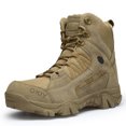 thumbnail image 2 of Zapatos de hombre de caña alta y cómodos de primavera, botas tácticas para exteriores, botas militares antideslizantes que absorben los golpes y resistentes al desgaste, 2 of 6