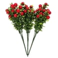 thumbnail image 1 of WASHWEPE Flor Artificial Roja Con Tallo Para De Dormitorio Y Fiesta, 1 of 7