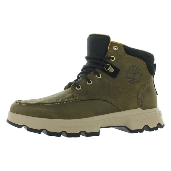 Timberland Originals Ultra Mid leather Boot Mens Shoes Size 7, Color: Olive Full Grain