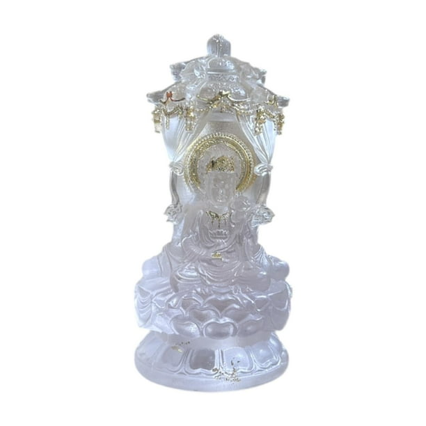 Escultura de Buda Centro de mesa Decoración de mesa Manualidades Decorativas portátiles Transparente