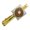 Gold, variant on Cute Donut with Sprinkles Chocolate Icing Square Tie Bar Clip Clasp Tack- Silver or Gold