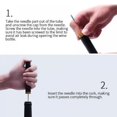 thumbnail image 2 of Lipstick Type Air Pressure Wine Bottle Opener Needle Type Air Pressure Bottle Opener Air Pressure Wine Opener  Pump Bottle Opener  Cork Remover  Corkscrew  Screw Out Tool With Foil Cutter, 2 of 5