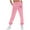 Pink, variant on USNSM Sweatpants for Women Dragonfly Print Cinch Bottom Pants Loose Fit Drawstring Joggers Track Pants with Pockets Black M