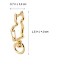 thumbnail image 2 of unbranded 30Ud Accesorios De Llavero En Aleación Con Colgantes En De Para Decoraciones, 2 of 8