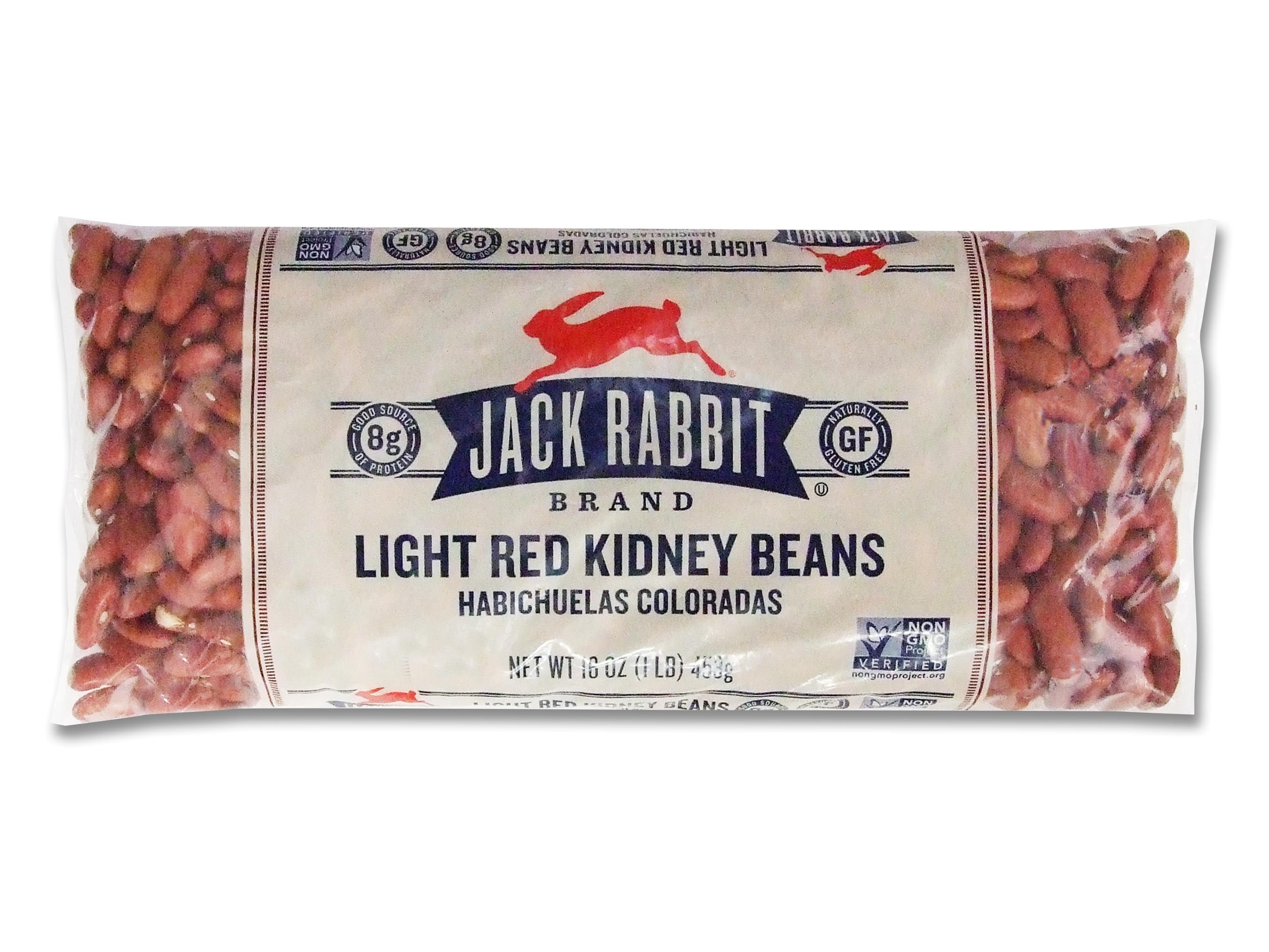 Jack Rabbit Light Red Kidney Beans, 16 oz