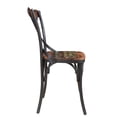 thumbnail image 5 of Taran Designs Preston Solid Wood Dining Chairs (Set of 2) in Brown/Black, 5 of 6