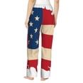 thumbnail image 3 of Daiia American Flag Map Women's Sleep Pant with Pockets and Drawstring,Pajama Pants-XX-Large, 3 of 9