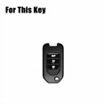 thumbnail image 2 of Car Key Fob Cover Case Protector Alcantara Car Key Fob Case Cover Bag For Honda Accord Insight Civic CR-V Odyssey, 2 of 9