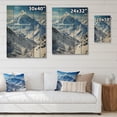 thumbnail image 4 of Designart "Snowy Peaks in Winter VI" Landscapes Print on Natural Pine Wood, 4 of 5