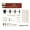 Red, variant on Mossy Oak 90-Piece Universal Gun Cleaning Tool Kit Brass Shell Case Red