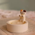 thumbnail image 1 of 2 Portavelas de Gatito de , Portavelas de Que Calienta Patas, Portavelas de Caja de Almacenamiento Hecho A Mano, DecoracióN del Hogar, 1 of 5