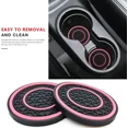 thumbnail image 6 of Durable Silicone Car Cup Holder Coasters, Non-Slip Center Control Embedded Mats, Fit Car Coasters for Cup Holders, 6 of 7