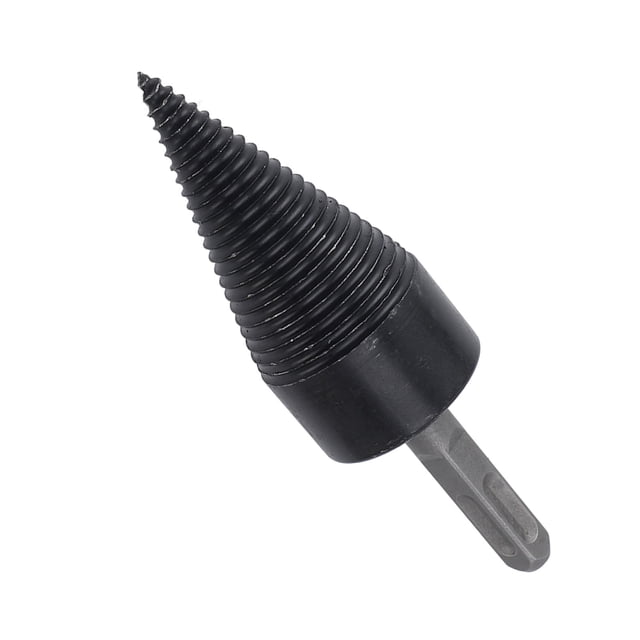 Firewood Splitter Drill Bit, Firewood Log Splitter Efficient Thread Heavy Duty Labor Saving for Outdoor 42MM