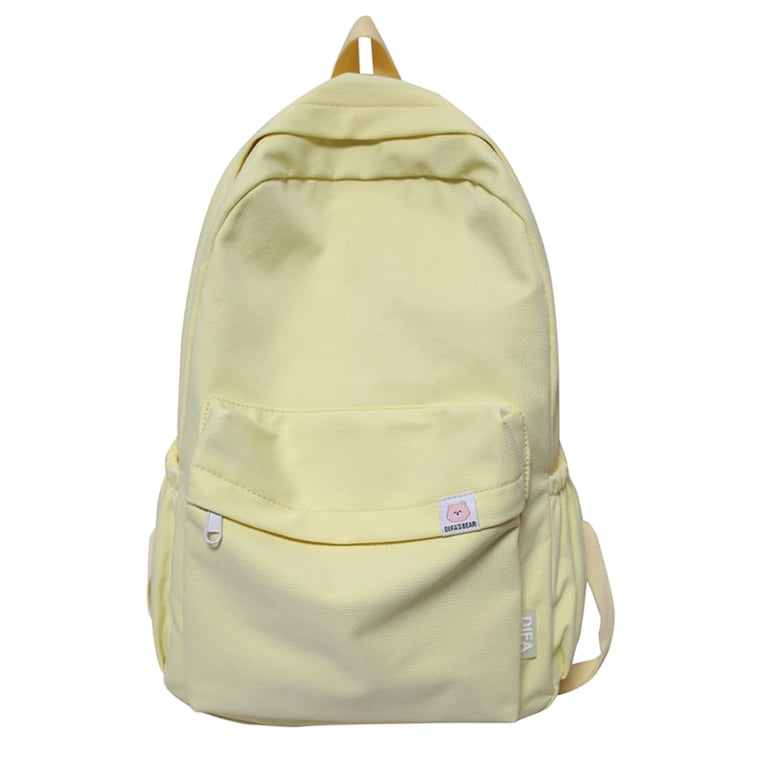 Multi Pocket Canvas Backpack Travel Rucksack Teen Casual  display picture 1