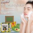thumbnail image 4 of 3pcs Avocado Soap, Handmade Avocado Soap For Skin, Moisturizes Nourishes, Gently Cleanses And Skin Care Soap, 4 of 5