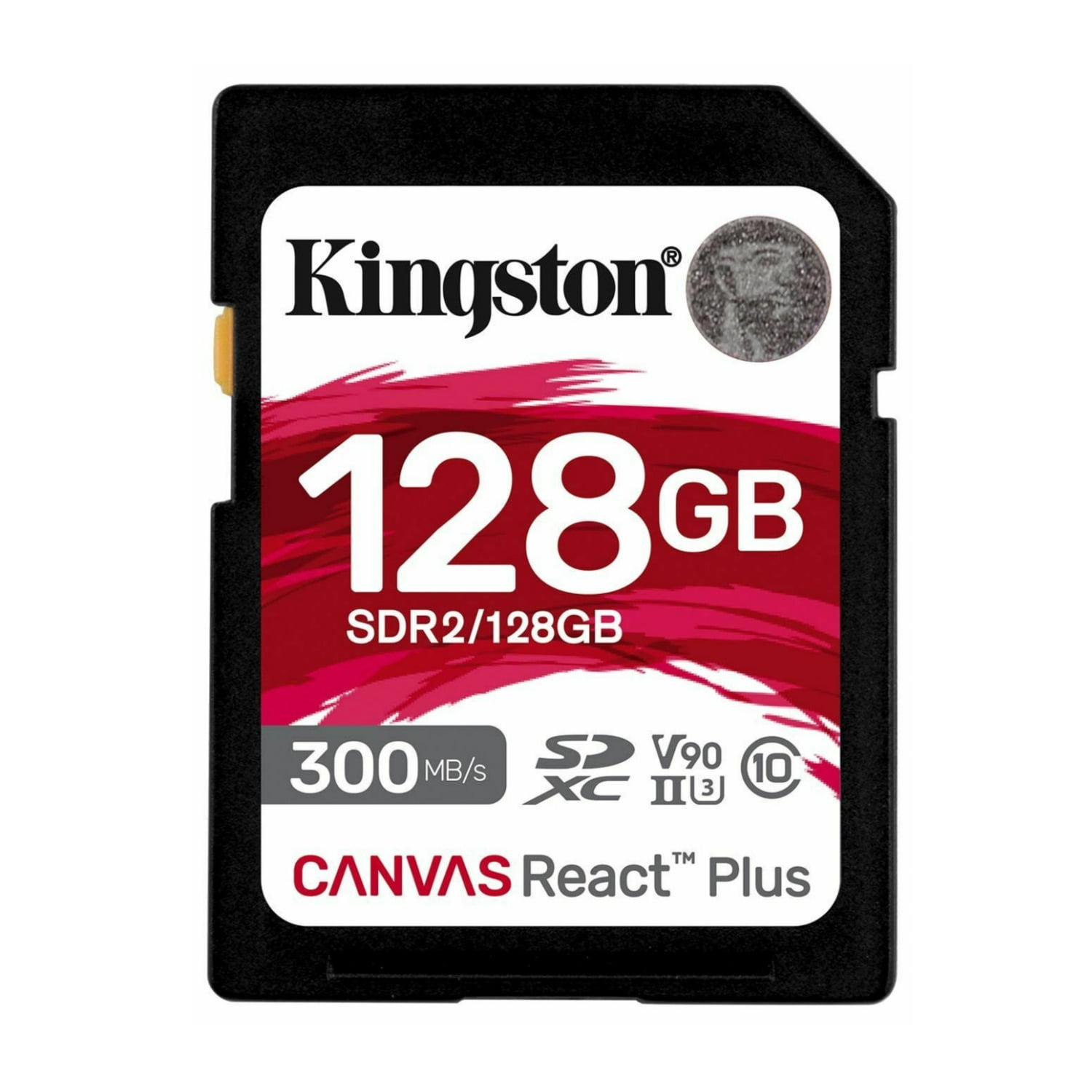Kingston Canvas React Plus 128GB U3 V90 SDXC UHS-II SD Card Bundle