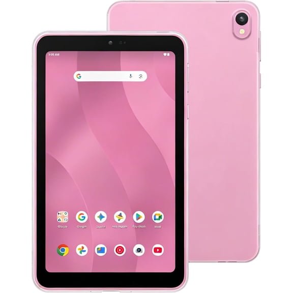 Clear TPU Case for onn 8.1" Core Tablet (2026 Model), Soft Transparent Shockproof Back Cover