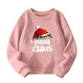 thumbnail image 4 of Blusas y camisas de manga larga con cuello redondo para niños Estampados navideños de manga larga Casual Suelto Forro polar para mayor calidez Sudadera con capucha de manga larga con cuello redondo pa, 4 of 4