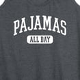 thumbnail image 3 of Instant Message - Pajamas All Day Collegiate - Women's Racerback Tank Top, 3 of 6