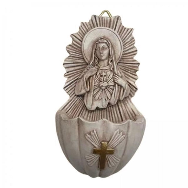 Estatua de Jesús,Estatua de Jesús para decoración del hogar Caja de almacenamiento de llaves,Escultura de festival Estatuilla Adorno de resina Regalos,Decoración para colgar en la pared